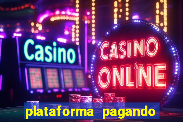 plataforma pagando fortune tiger